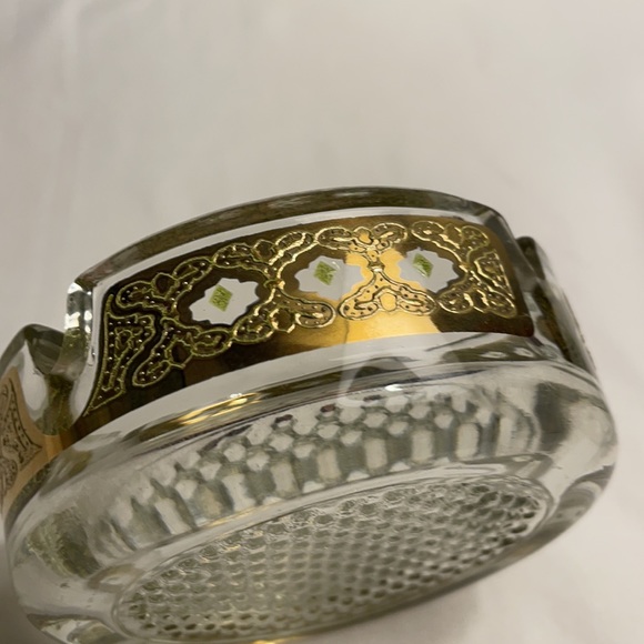 MCM Culver Valencia Ashtray 24kt Gold Overlay - Picture 7 of 7